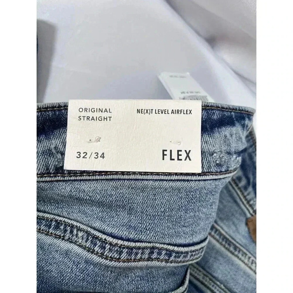 American Eagle Men's Size 32 X 34 Jeans Next Level Airflex Original Straight - Picture 5 of 6